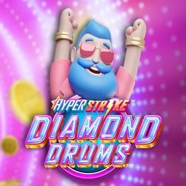 Slots logo of Hyper Strike Diamond Drums from Gameburger Studios at Omni Slots Casino