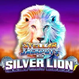 Stellar Jackpots with Silver Lion logo by Lightning Box Game Omni Slots Casino