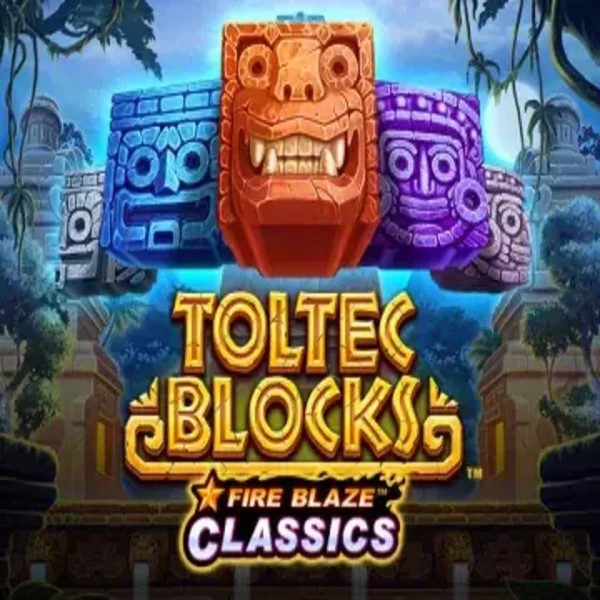 Fire Blaze: Toltec Blocks slot icon by Rarestone Gaming, available at Omni Slots Casino